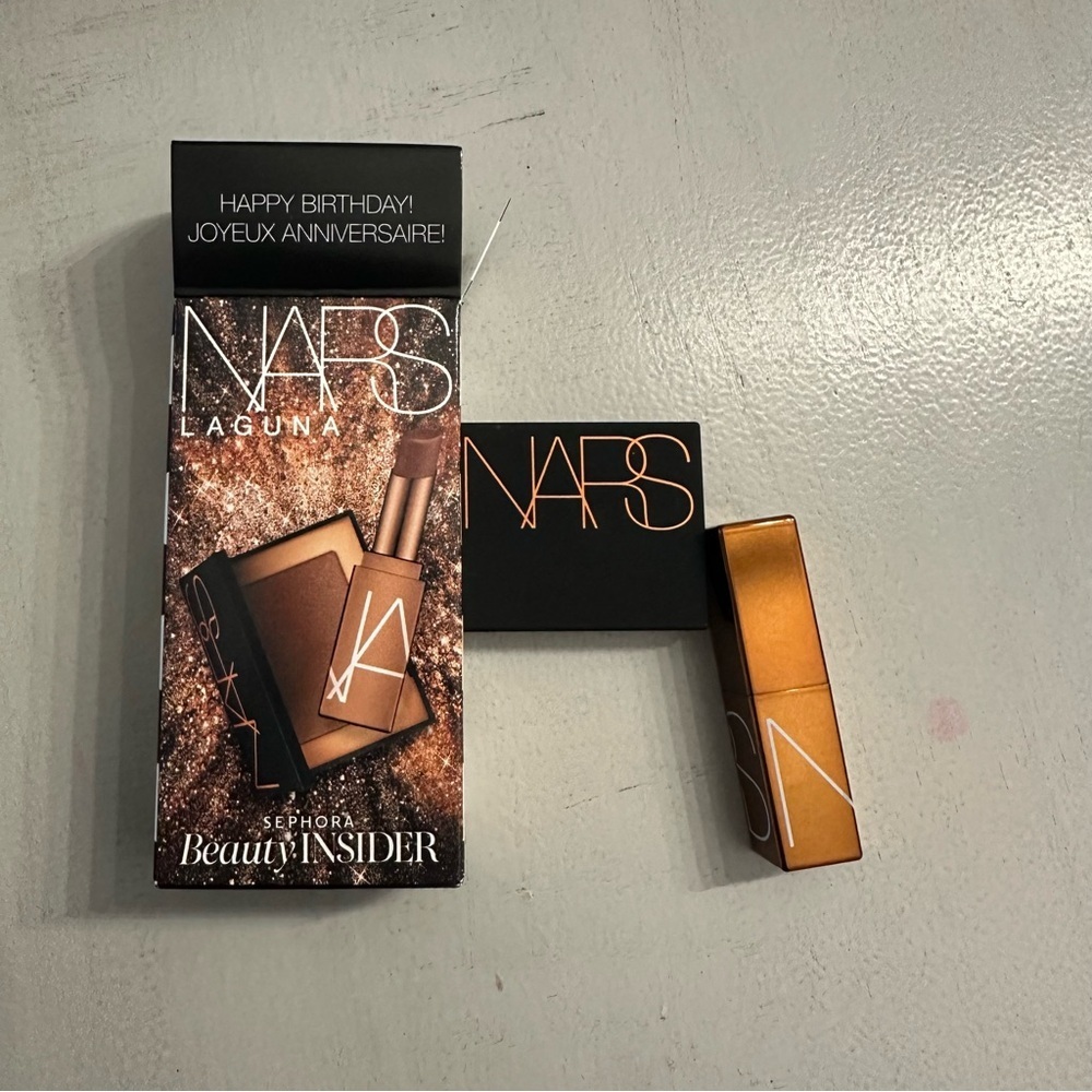 NARS Happy Birthday! Sephora Beauty Insider Laguna Bronzer/Lip Balm Set NIB - Picture 2 of 10